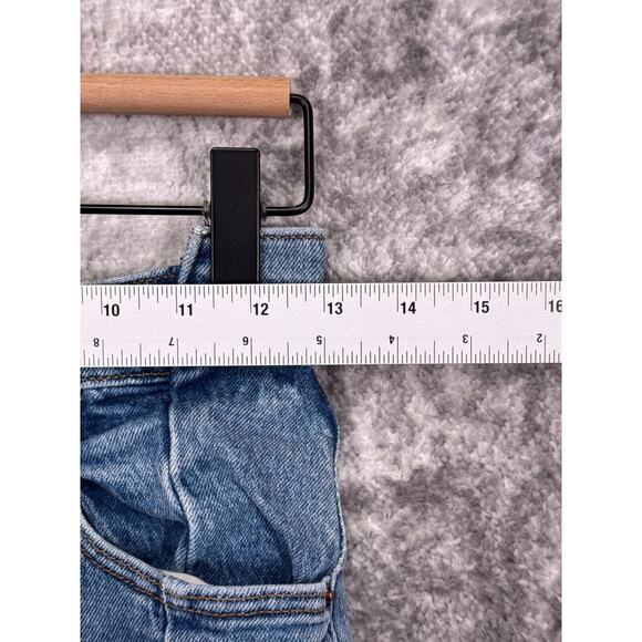 Abercrombie & Fitch Jeans 25 / 0 Short Womens Curve Love 90s Straight Cropped - Picture 3 of 8